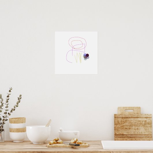 Minimalistisch und geometrisch poster (Küche)