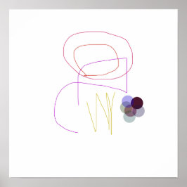 Minimalistisch und geometrisch poster