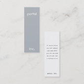 Minimalistisch und modern mini visitenkarte (Vorne/Hinten)