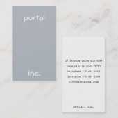 Minimalistisch und modern visitenkarte (Vorne/Hinten)