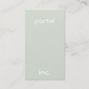 Minimalistisch und modern visitenkarte
