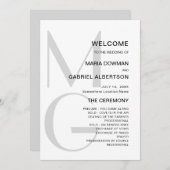 Minimalistisch und stilvoll. Typografie Programm (Vorne/Hinten)