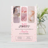 Minimalistisch und Süssen süß 16 Einladung (Stehend Vorderseite)