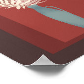 Minimalistisch Vase Poster (Ecke)