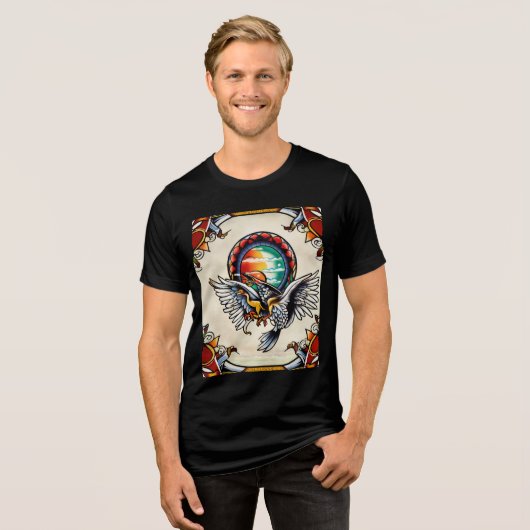 Minimalistisch Vibes T - Shirt - sauber, einfach u (Vorderseite voll)