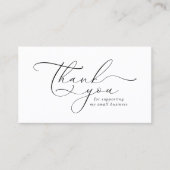 Minimalistisch Vielen Dank, dass Sie das Skript Gu Visitenkarte (Vorderseite)