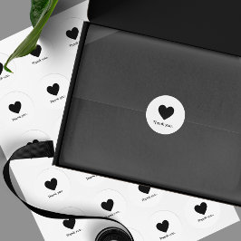 Minimalistisch Vielen Dank, dass Sie den Aufkleber