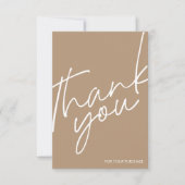 Minimalistisch Vielen Dank für Ihr Einkaufsgeschäf Dankeskarte (Vorderseite)