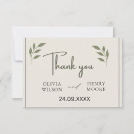 Minimalistisch Vielen Dank für Ihr Interesse Dankeskarte