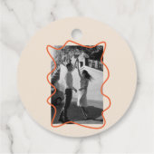 Minimalistisch Vielen Dank für Ihre Unterstützung  Geschenkanhänger (Rückseite)