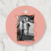 Minimalistisch Vielen Dank für Ihre Unterstützung Geschenkanhänger (Rückseite)