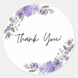 Minimalistisch Vielen Dank, Sticker