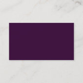 Minimalistisch Visitenkarte (Rückseite)