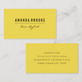 Minimalistisch Visitenkarte (Vorne/Hinten)