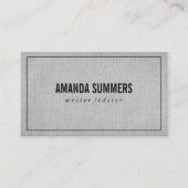 Minimalistisch Visitenkarte (Vorderseite)