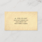 Minimalistisch Visitenkarte (Rückseite)