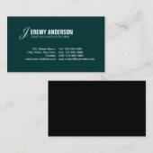 Minimalistisch Visitenkarte (Vorne/Hinten)