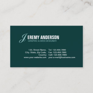 Minimalistisch Visitenkarte