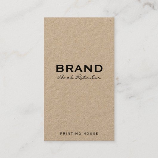 Minimalistisch Visitenkarte (Vorderseite)