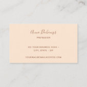 Minimalistisch Visitenkarte (Rückseite)