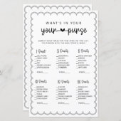 Minimalistisch, was in Ihrem Geldbeutel-Brautparty (Vorne/Hinten)