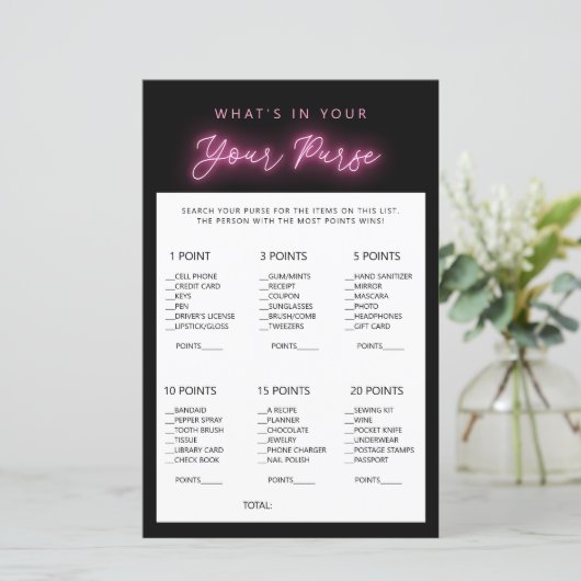 Minimalistisch, was in Ihrem Geldbeutel-Brautparty (Stehend Vorderseite)