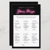 Minimalistisch, was in Ihrem Geldbeutel-Brautparty (Vorne/Hinten)