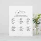 Minimalistisch Was ist in deinem Purse-Brautparty- (Stehend Vorderseite)