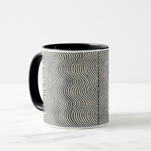 Minimalistisch Waves Kaffee Tasse