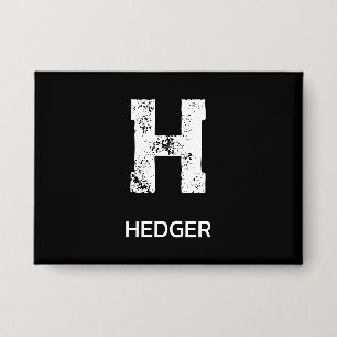 MINIMALISTISCH WEIß EIN EINZELNER BUCHSTABE MONOGR BUTTON