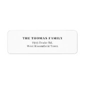 Minimalistisch Weiß Elegant Sauber Einfach (Vorne)