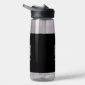 MINIMALISTISCH WEISSES EIN-BUCHSTABEN-MONOGRAMM NA TRINKFLASCHE (Rechts)