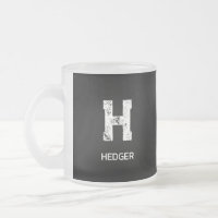 MINIMALISTISCH WEIßES EIN-BUCHSTABEN-MONOGRAMM NAM