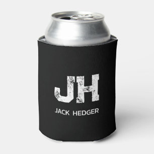 MINIMALISTISCH WEIßES ZWEIBUCHSTABEN-MONOGRAMM NAM DOSENKÜHLER
