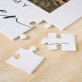 Minimalistisch Werden Sie mein Ring Bearer Foto se Puzzle (Seite)