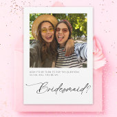 Minimalistisch werden Sie meine Bridesmaid-Karte s