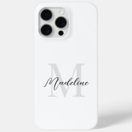 Minimalistisch-White-Script-Kalligraphie Case-Mate iPhone Hülle