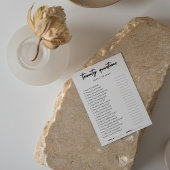 Minimalistisch, wie gut Sie die Braut kennen