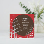 Minimalistisch Winter Wonderland Feiertag einladen Einladung (Stehend Vorderseite)