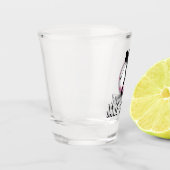 Minimalistisch Women Golf Monogram Design Schnapsglas (Links)