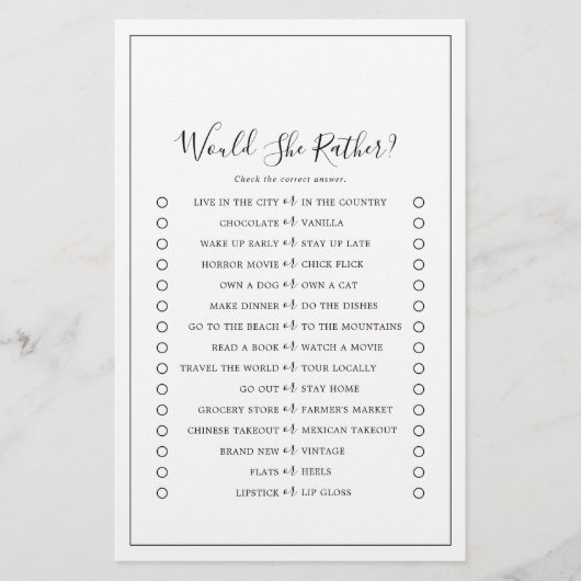 Minimalistisch würde sie eher spielen flyer (Vorne)