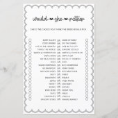 Minimalistisch würde sie lieber Brautparty spielen (Vorderseite)