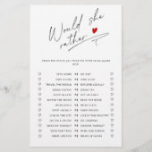 Minimalistisch Würde sie lieber Brautparty spielen (Vorderseite)