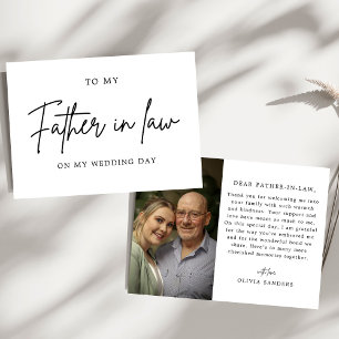 Minimalistisch zu meinem Jurastudenten an meinem H Dankeskarte