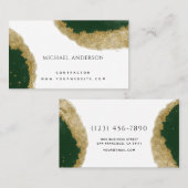 Minimalistisch Zuhause Gebäude Construction Luxe B Visitenkarte (Vorne/Hinten)