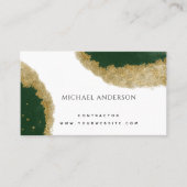 Minimalistisch Zuhause Gebäude Construction Luxe B Visitenkarte (Vorderseite)