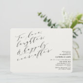 Minimalistisch zur Liebe-Lacher-Interessengruppe Einladung (Stehend Vorderseite)