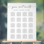 Minimalistische 20-Tisch-Sitzkarte Akryllische Bes Acrylschild (Neutral)