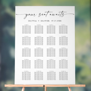 Minimalistische 20-Tisch-Sitzkarte Akryllische Bes Acrylschild
