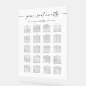 Minimalistische 20-Tisch-Sitzkarte Akryllische Bes Acrylschild (Winkel)